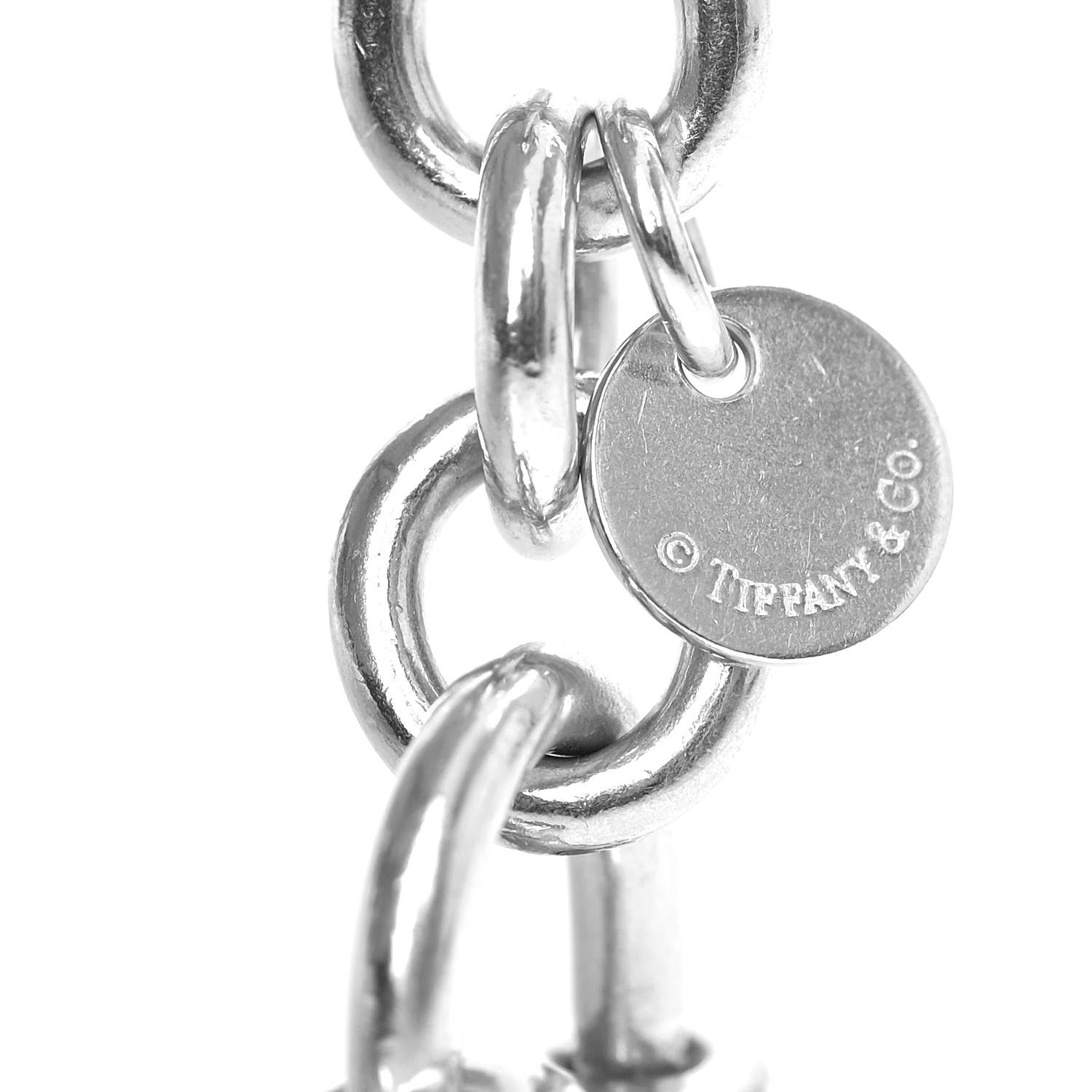 Tiffany Sterling Silver 1837 Lock Charm Bracelet 6 of 8