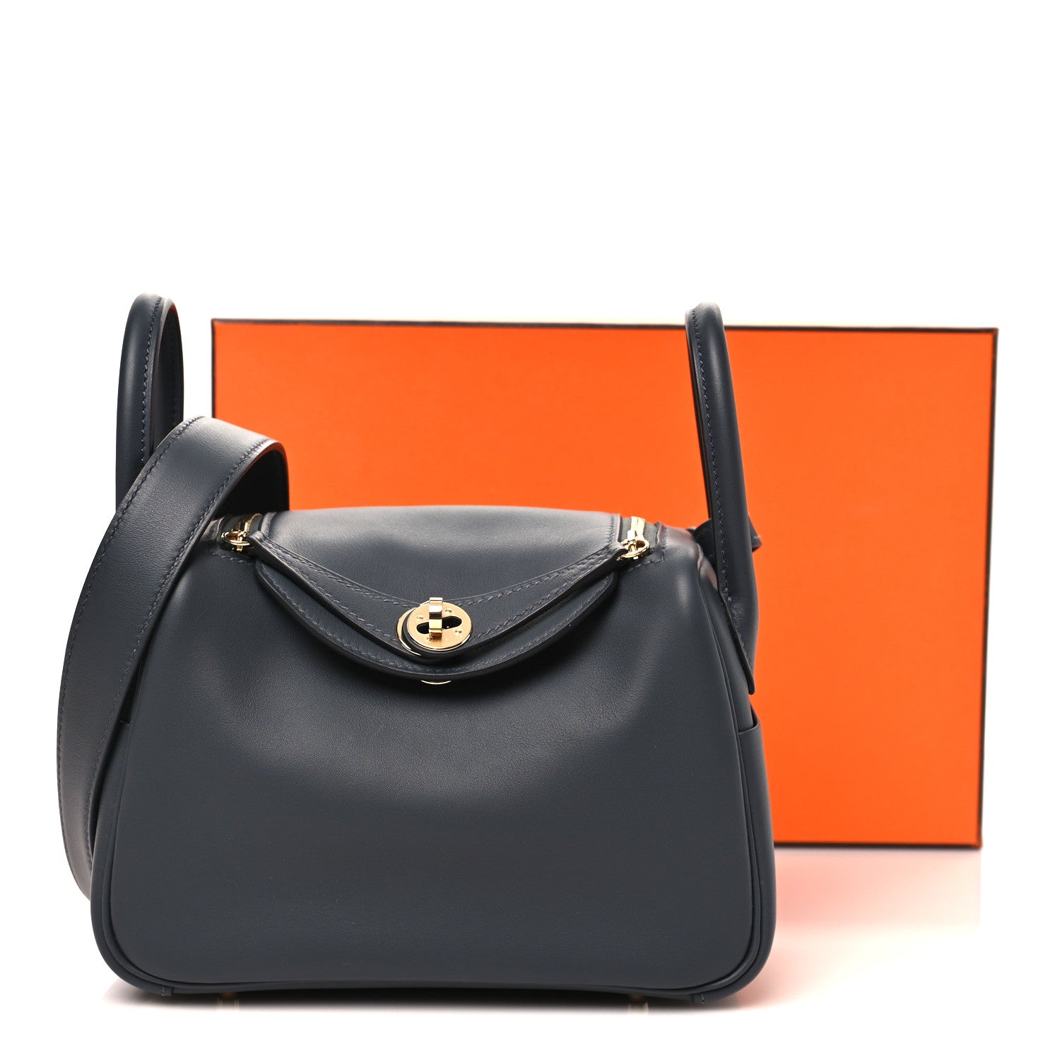 Hermes Swift Verso Mini Lindy 20 Gris Misty Black 11 of 11