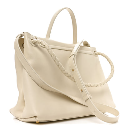 Bottega Veneta Silky Calfskin Medium Ciao Ciao Sea Salt 3 of 11