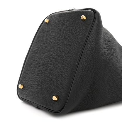Hermes Taurillon Clemence Picotin Lock 22 MM Black 10 of 10