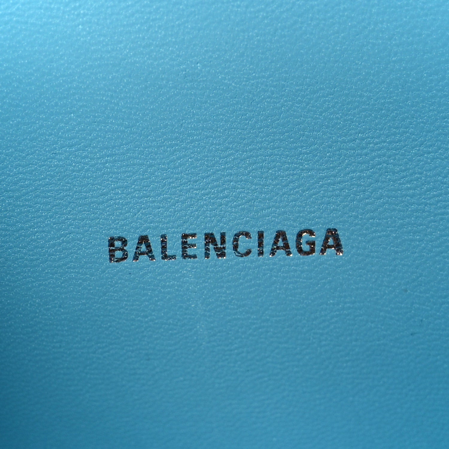 Balenciaga Strass Suede Hourglass Top Handle Bag XS Light Blue 6 of 11