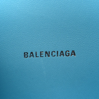 Balenciaga Strass Suede Hourglass Top Handle Bag XS Light Blue 6 of 11