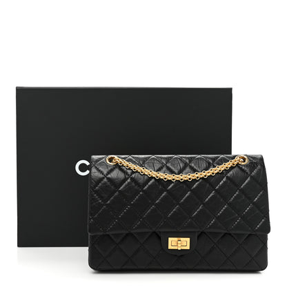 Chanel Aged Calfskin Quilted 2.55 Reissue 226 Flap Black 12 of 12