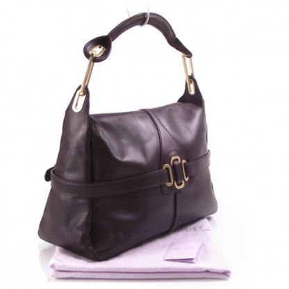 Jimmy Choo Leather Tulita Brown 3 of 10