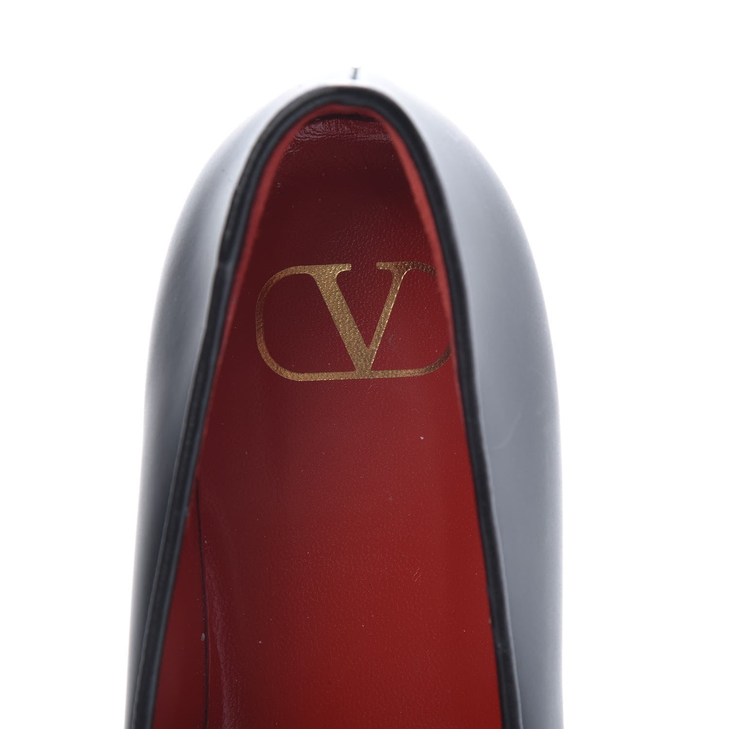 Valentino Garavani Nappa Vlogo Loafers 37 Black 7 of 10