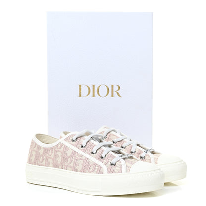 Christian Dior Canvas Oblique Walk'N'Dior Low Top Sneakers 39 Powder Nude 9 of 9