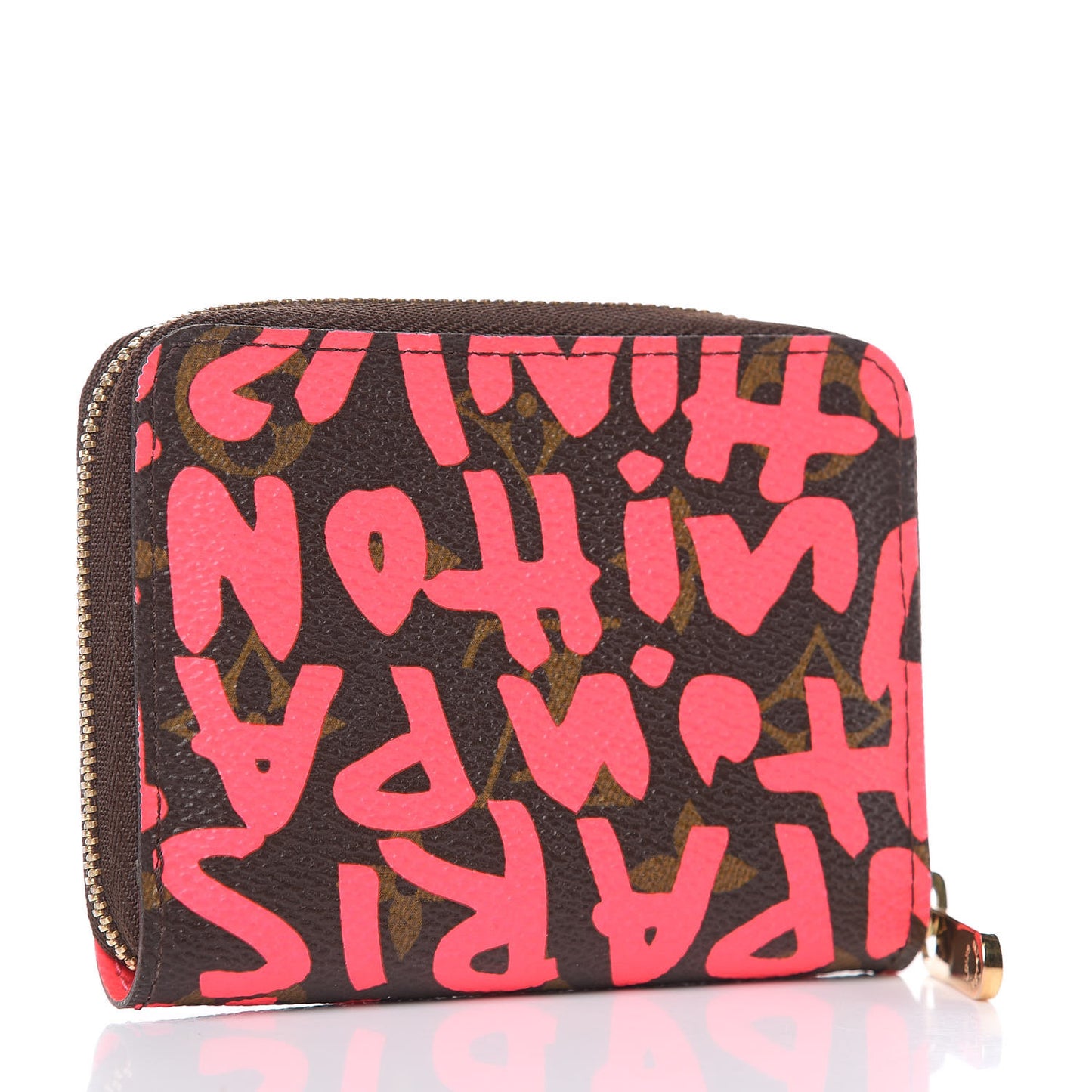 Monogram Graffiti Zippy Coin Purse Fuchsia