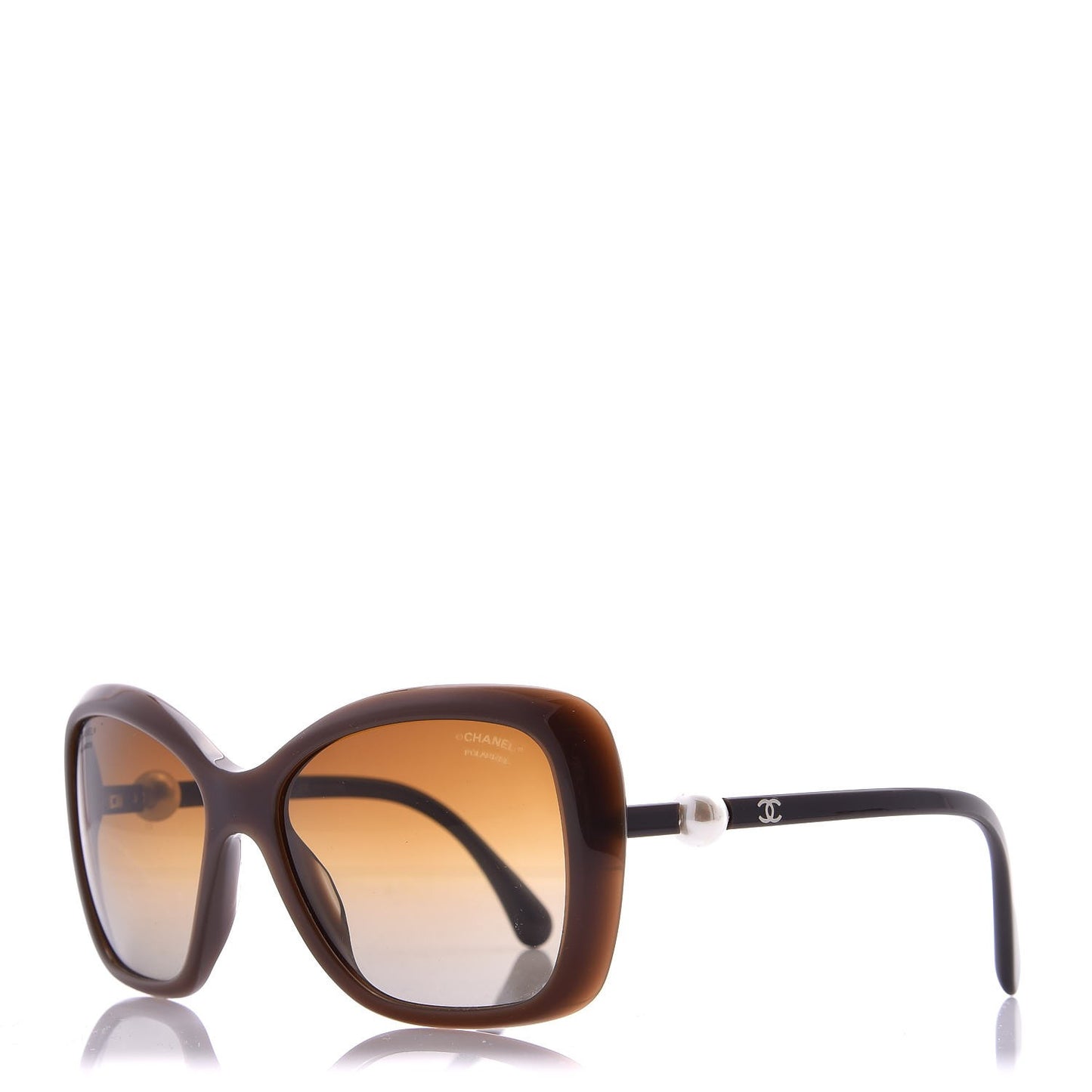 Pearl Polarized Square Sunglasses 5303-H Brown