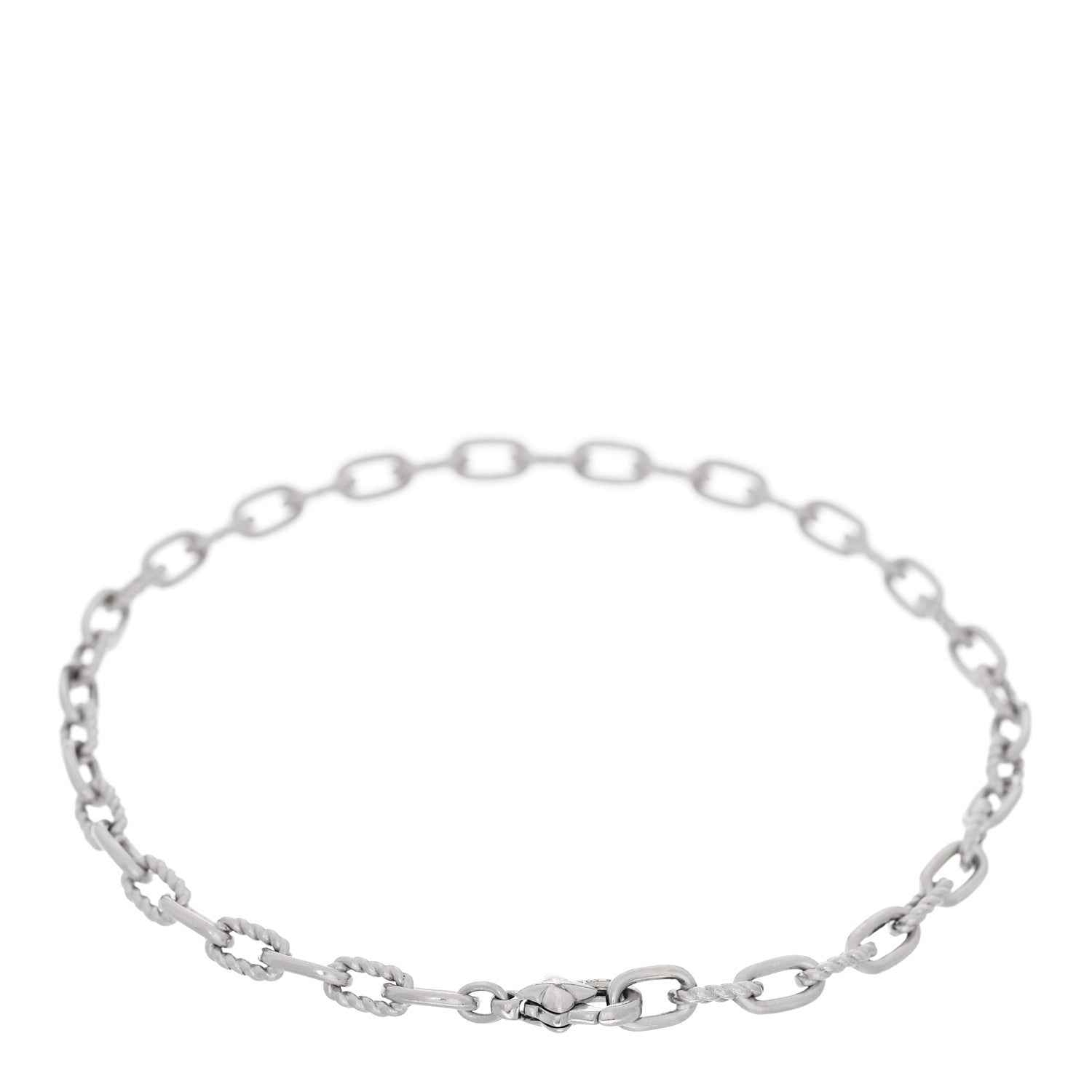 David Yurman Sterling Silver 3mm Madison Chain Bracelet 2 of 3