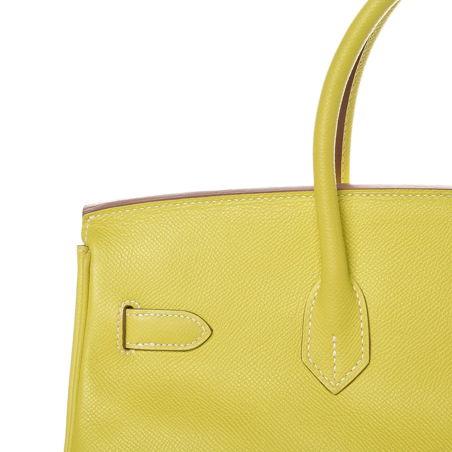Epsom Candy Birkin 35 Lime Gris Perle