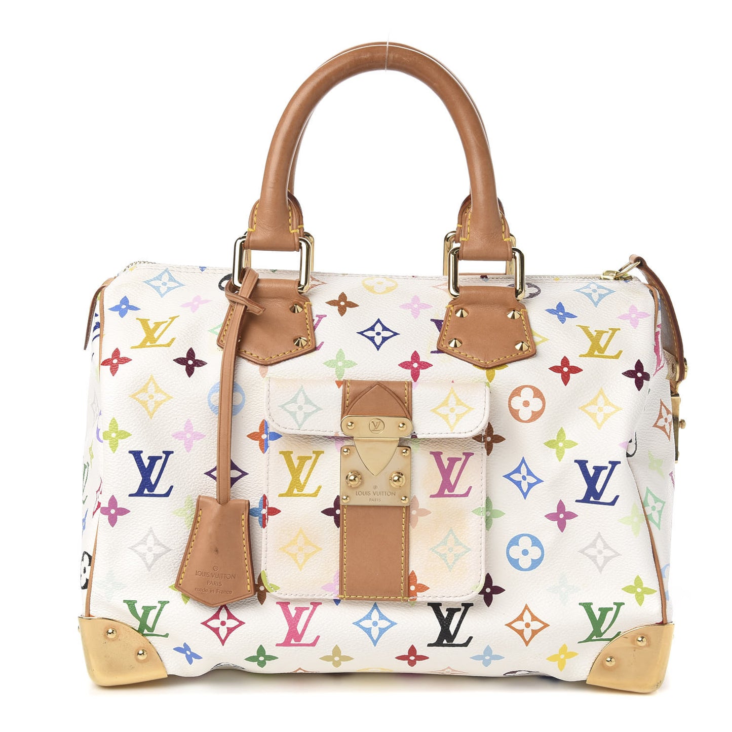 Monogram Multicolor Speedy 30 White