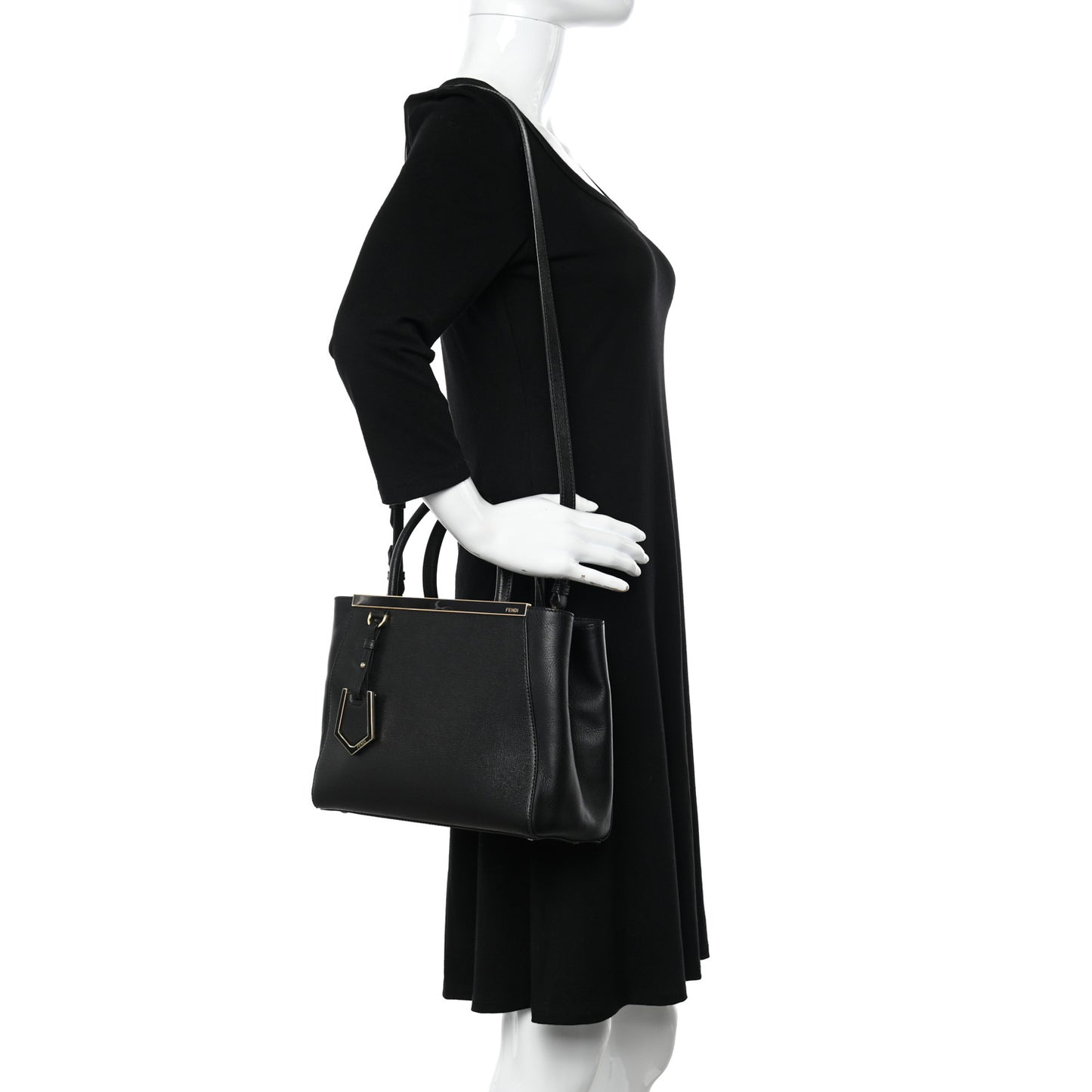 Vitello Elite Petite 2Jours Tote Black