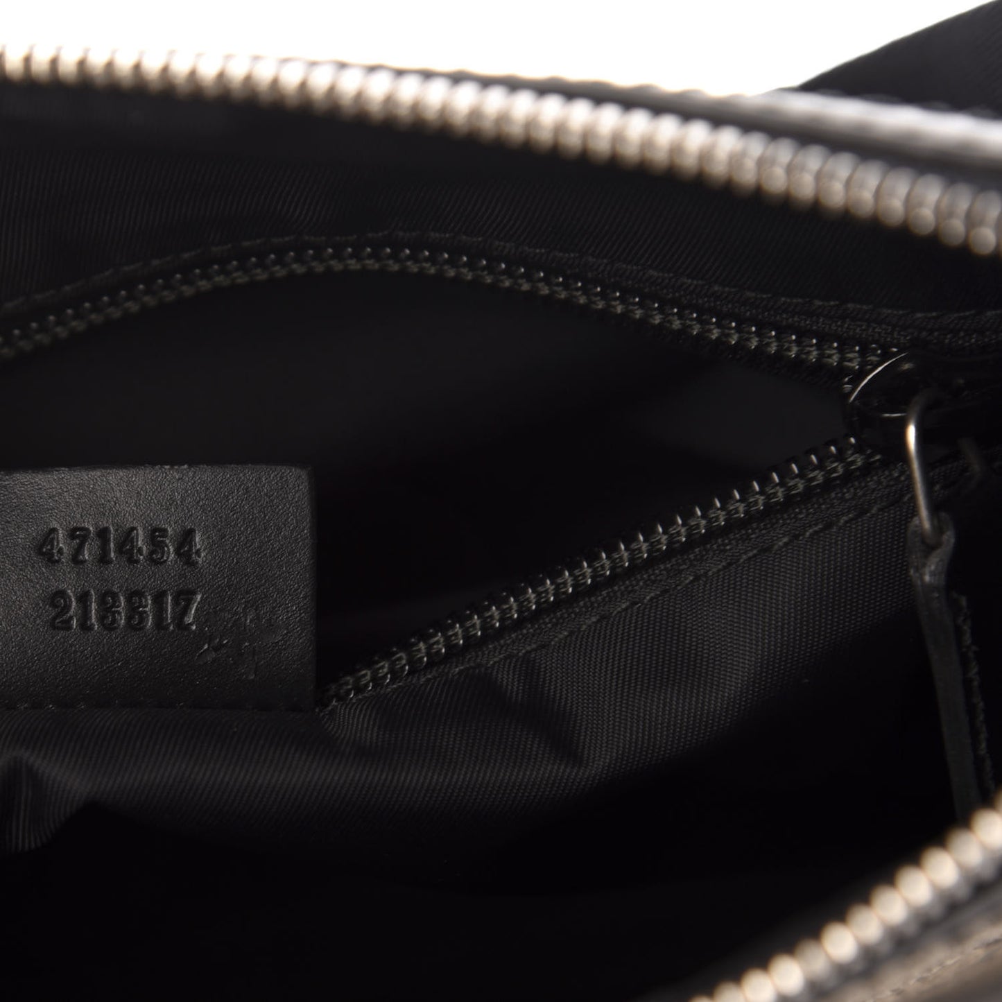 GG Supreme Monogram Web Messenger Bag Black
