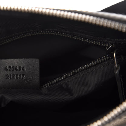 Gucci GG Supreme Monogram Web Messenger Bag Black 7 of 11