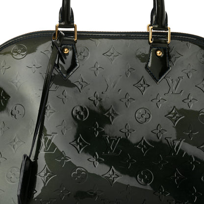 Louis Vuitton Vernis Alma GM Blue Nuit 8 of 12