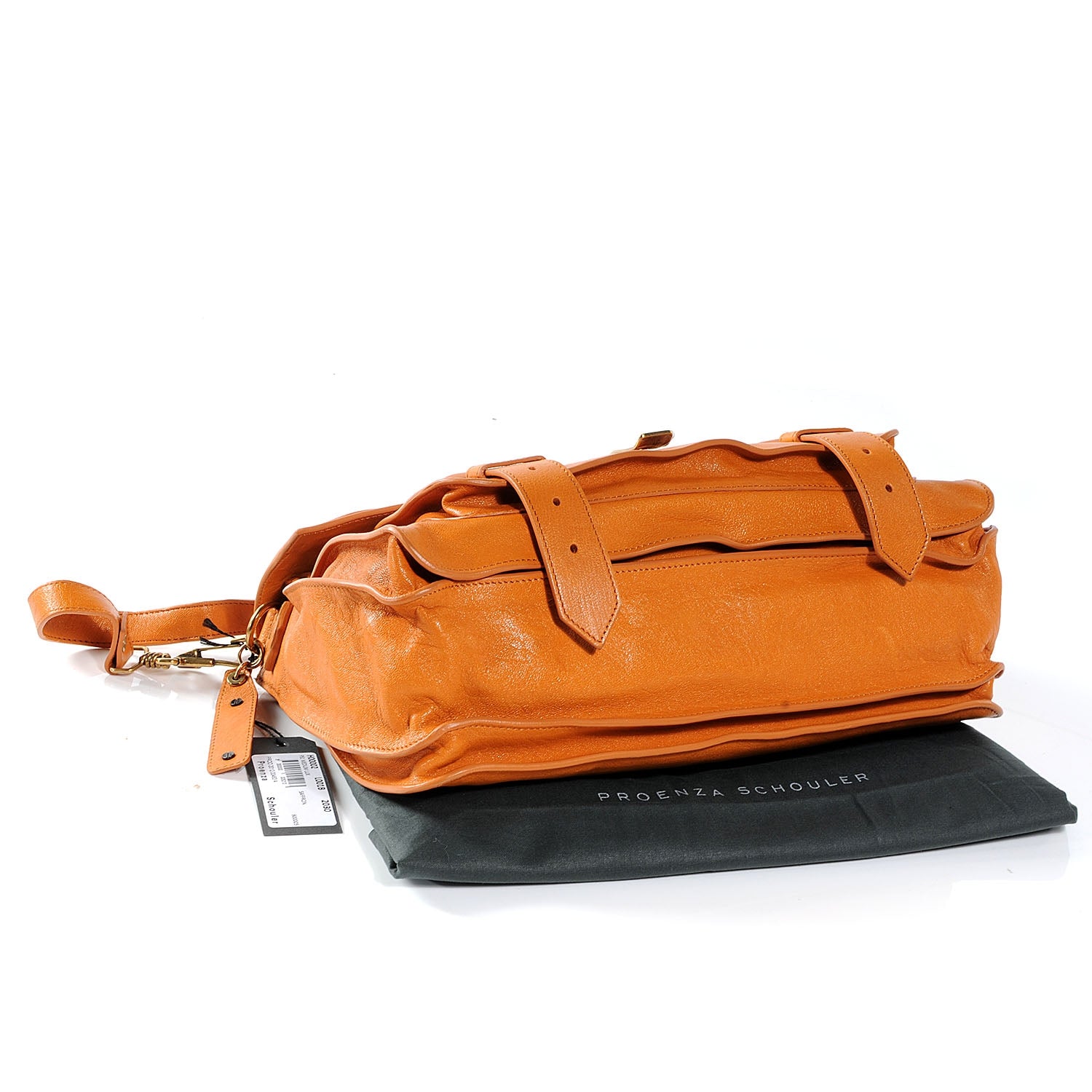 Proenza Schouler Lambskin PS1 Medium Satchel Saffron 4 of 7