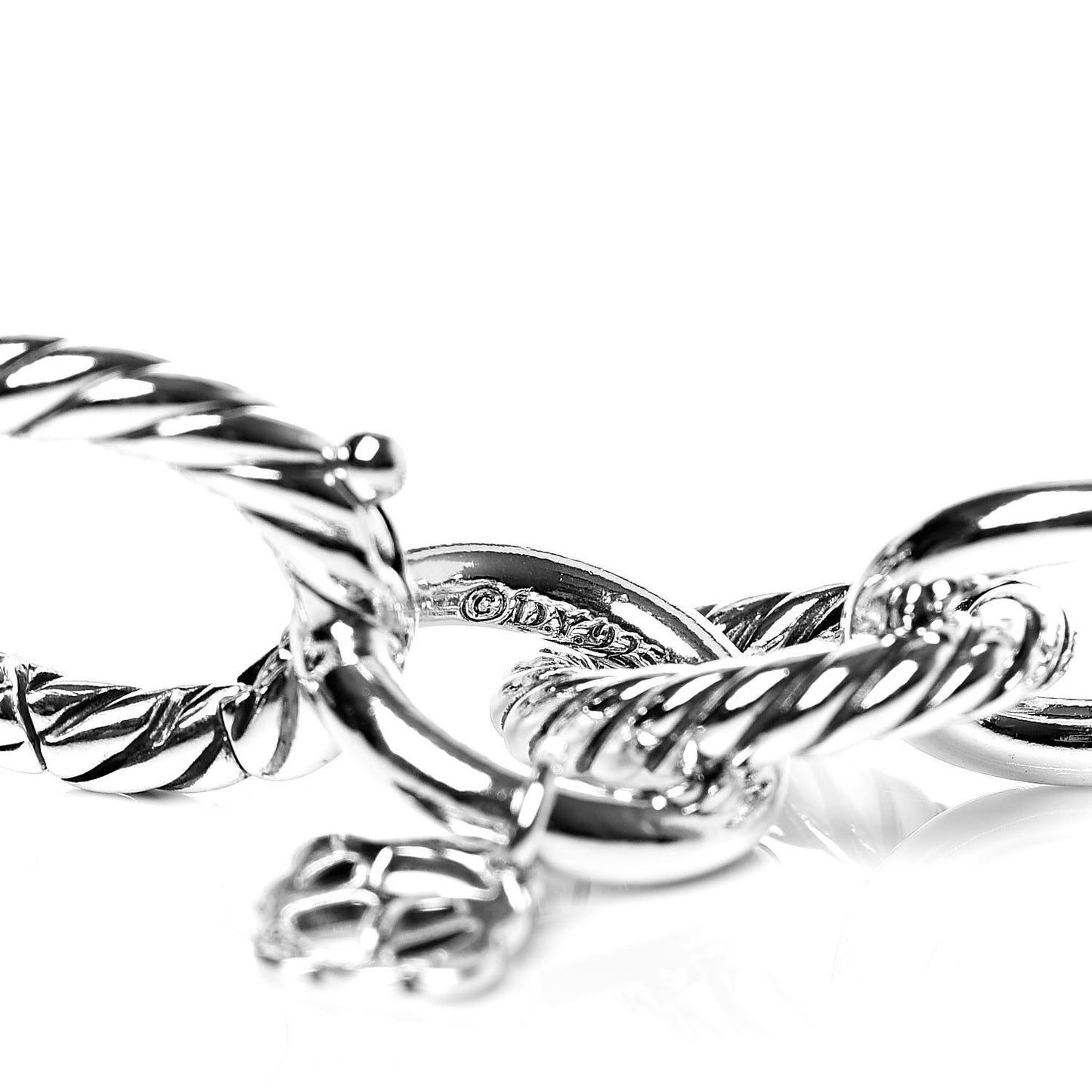 Sterling Silver 12mm Large Oval Link Bracelet