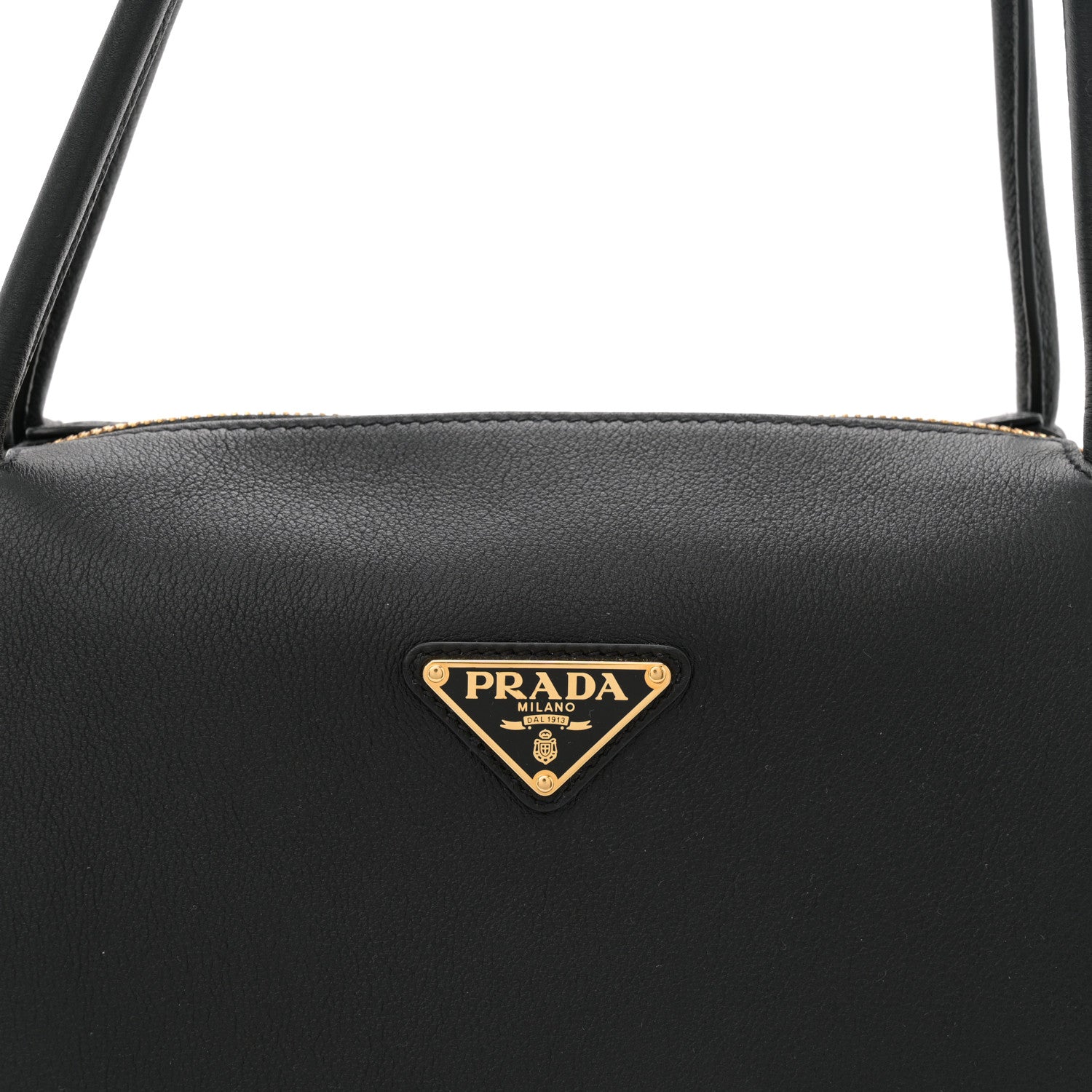 Prada Soft Calfskin Medium Darling Shoulder Bag Black 7 of 11