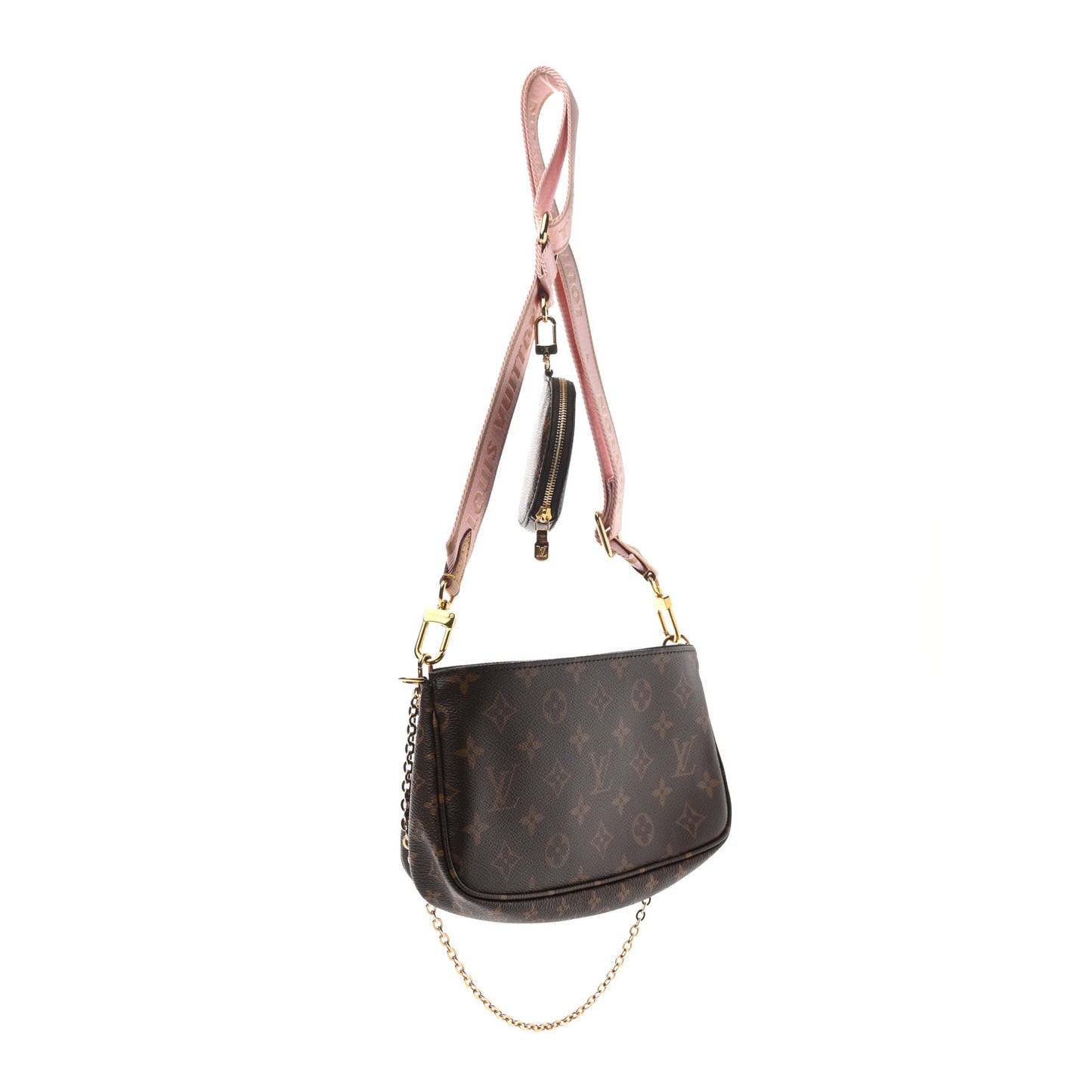 Monogram Multi Pochette Accessories Rose Clair
