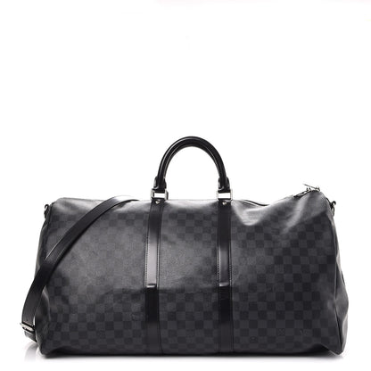 Louis Vuitton Damier Graphite Keepall Bandouliere 55 1 of 12