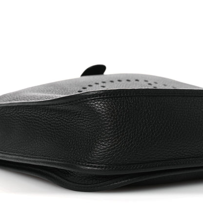 Hermes Taurillon Clemence Evelyne III PM Black 9 of 12