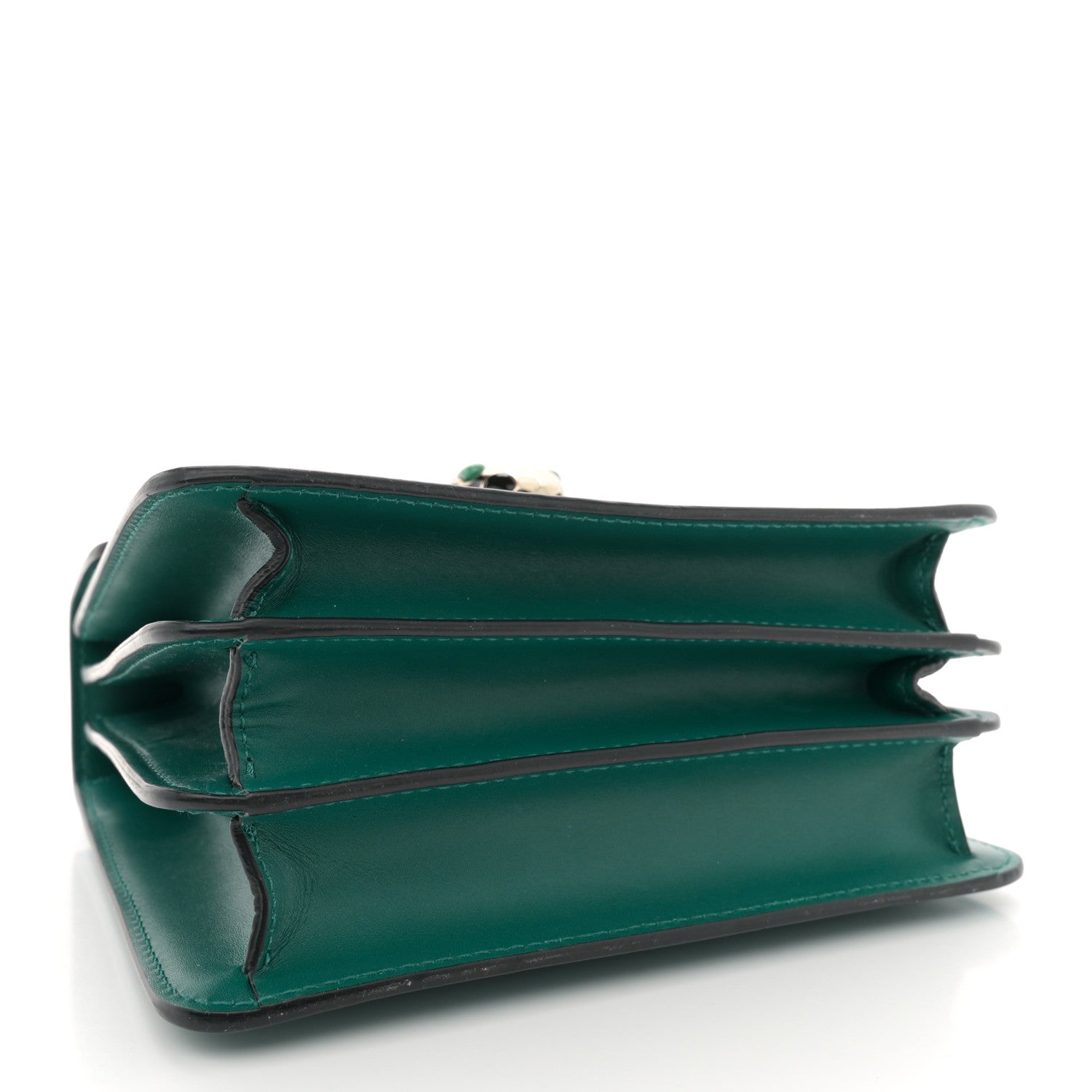 Bulgari Calfskin Serpenti Forever Top Handle Emerald Green 4 of 14