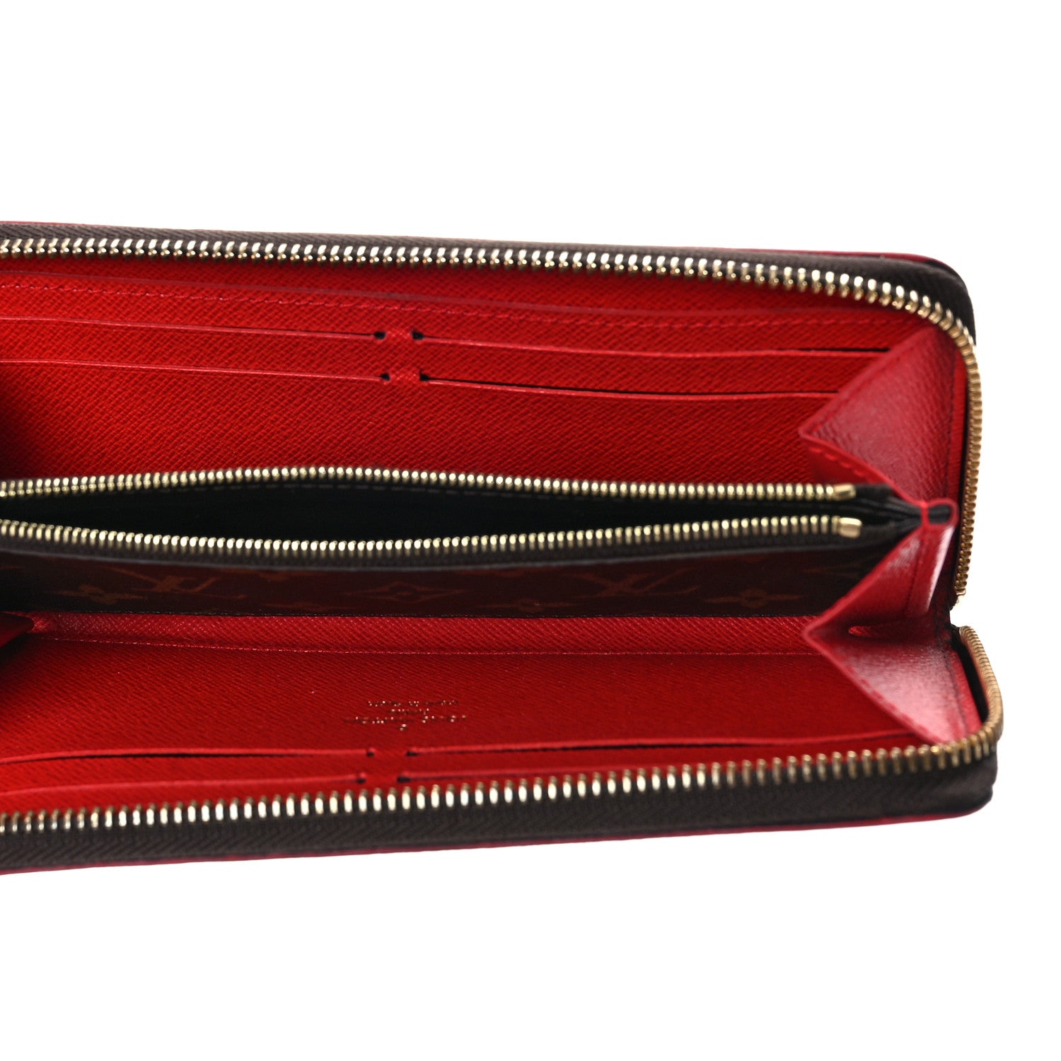Louis Vuitton Monogram Blooming Flowers Clemence Wallet Coquelicot