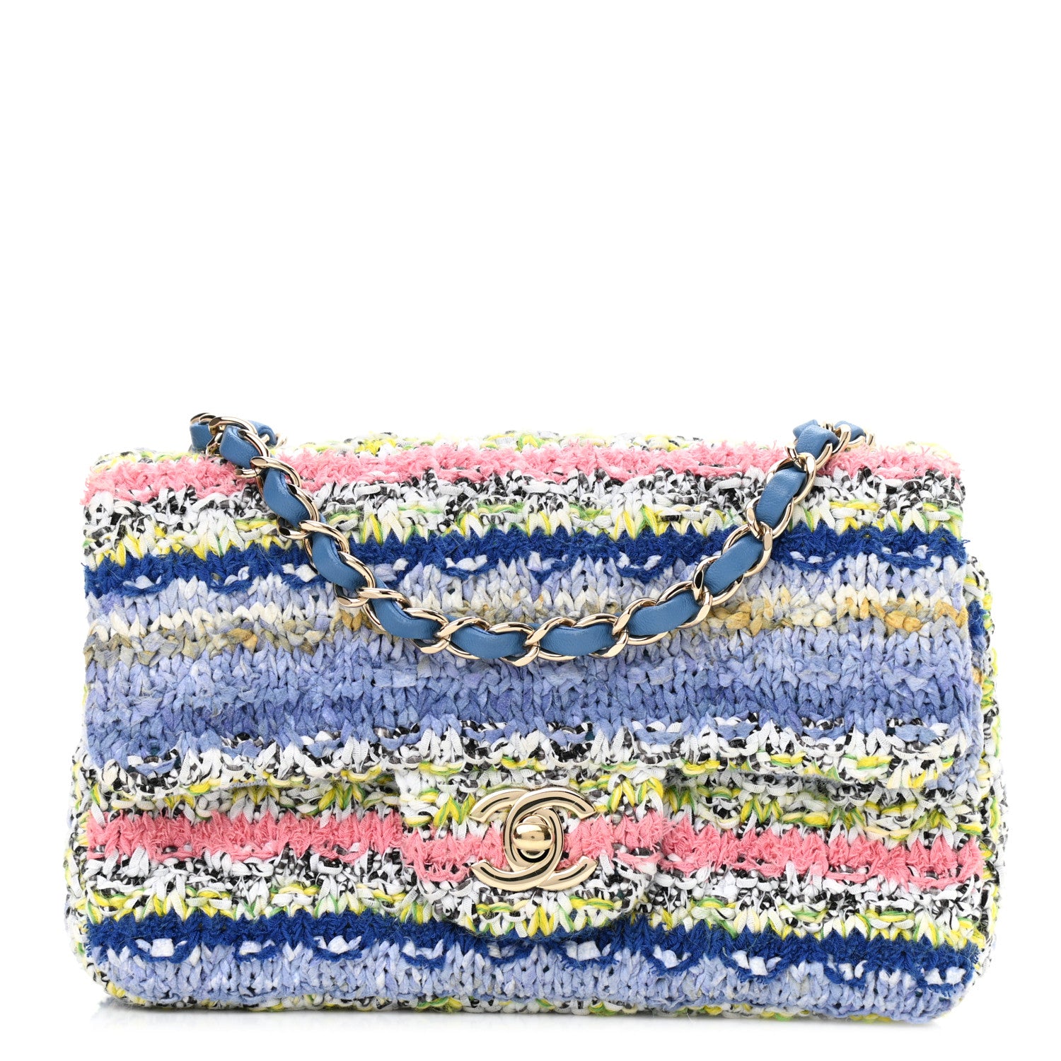 Chanel Knit Mini Rectangular Flap Multicolor 1 of 10
