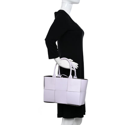 Bottega Veneta Nappa Maxi Intrecciato Small Arco Tote Mirth Washed Grape 2 of 14