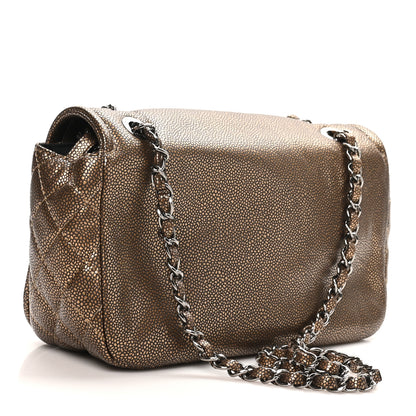 Chanel Metallic Caviar Medium Timeless CC Flap Bronze Bronze 3 of 10