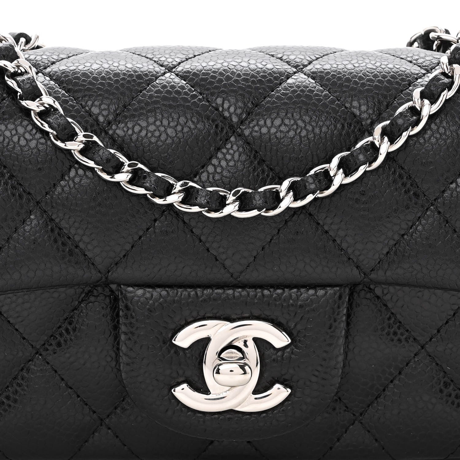Chanel Caviar Quilted Extra Mini Flap Black 7 of 9