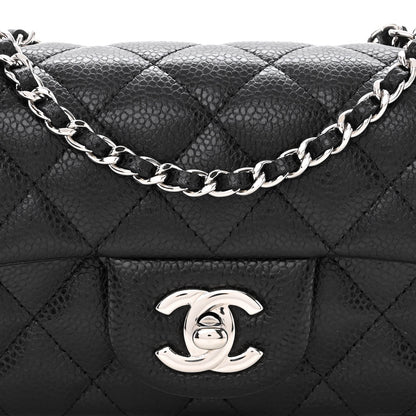 Chanel Caviar Quilted Extra Mini Flap Black 7 of 9