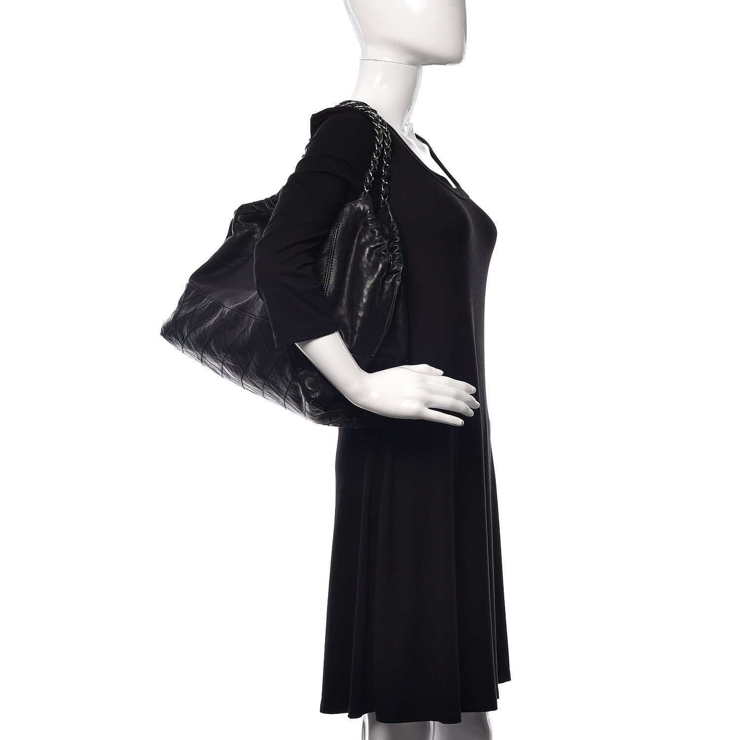 Chanel Calfskin Baby Coco Cabas Black 2 of 11