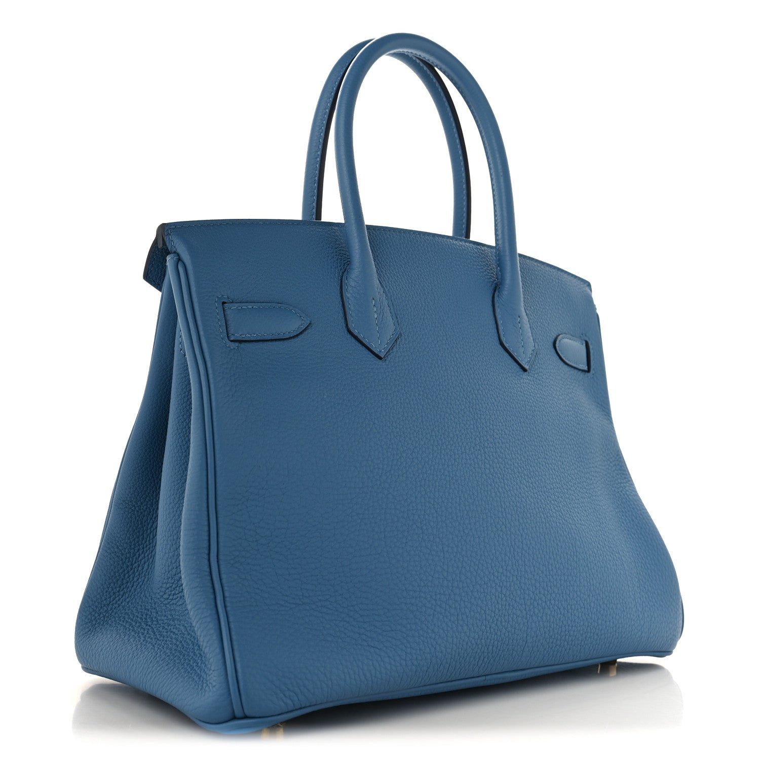 Hermes Togo Birkin 30 Bleu Azur 2 of 12