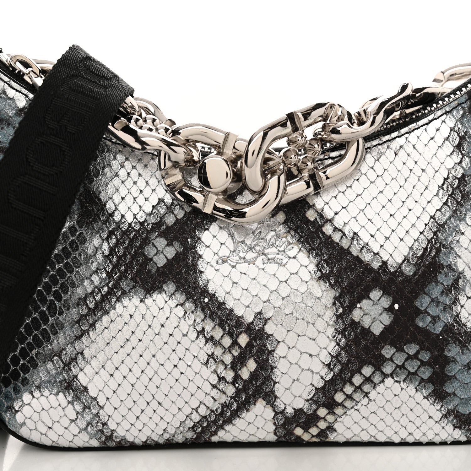 Christian Louboutin Calfskin Amazonia Loubila Mini Chain Shoulder Bag Multicolor 8 of 10