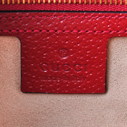 Gucci GG Supreme Monogram Flora Web Medium Ophidia Boston Red 6 of 10