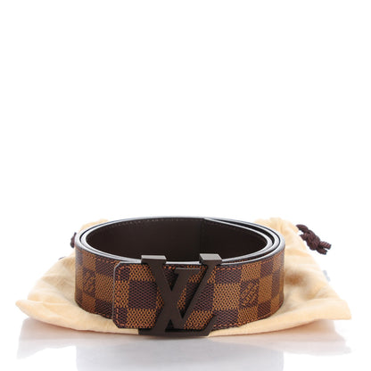 Louis Vuitton Damier Ebene LV Initiales Belt 90 36 8 of 8