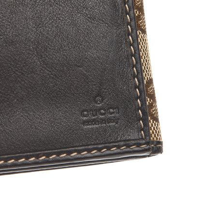 Gucci Monogram New Britt Continental Snap Wallet Dark Brown 6 of 6