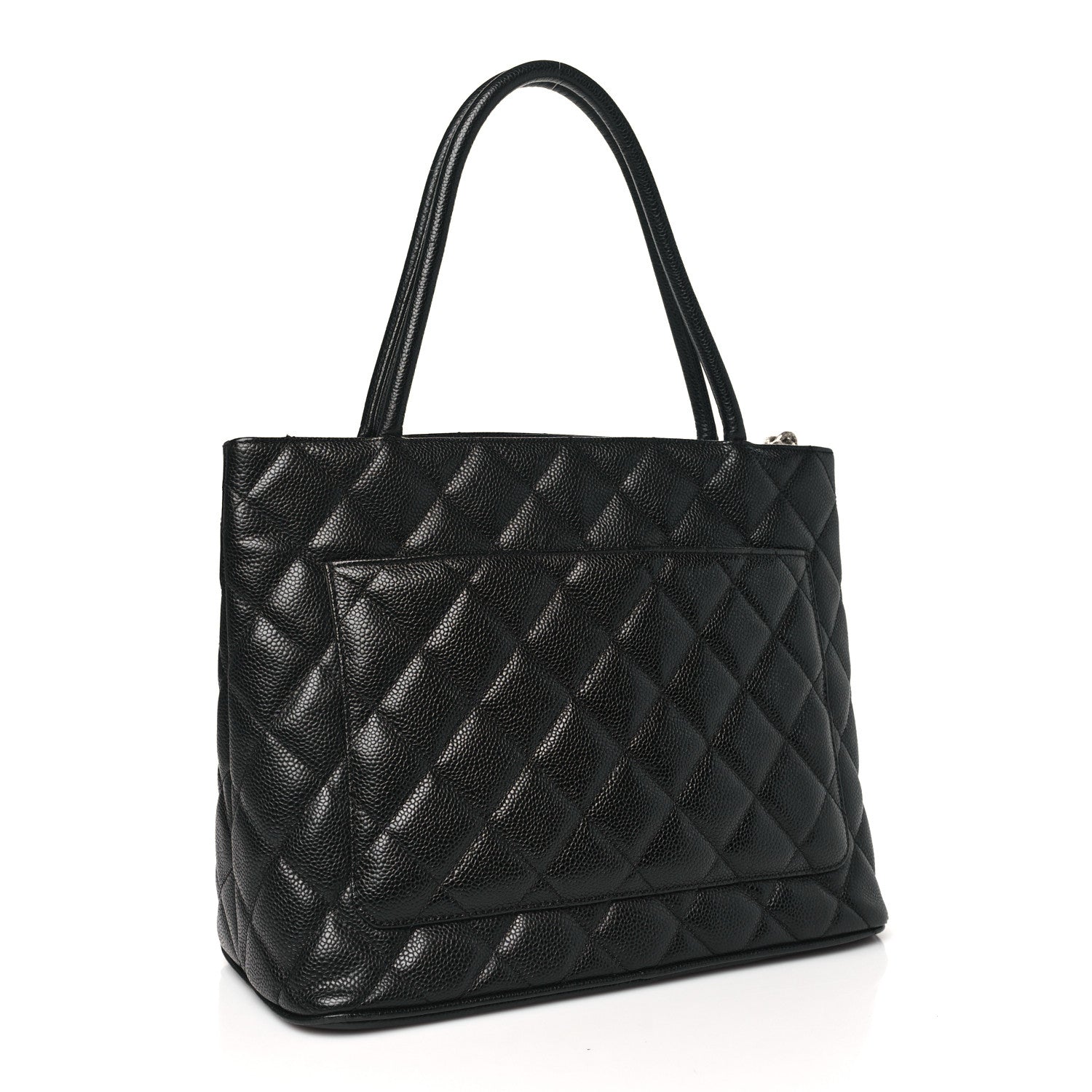 Chanel Caviar Quilted Medallion Tote Black 3 of 10