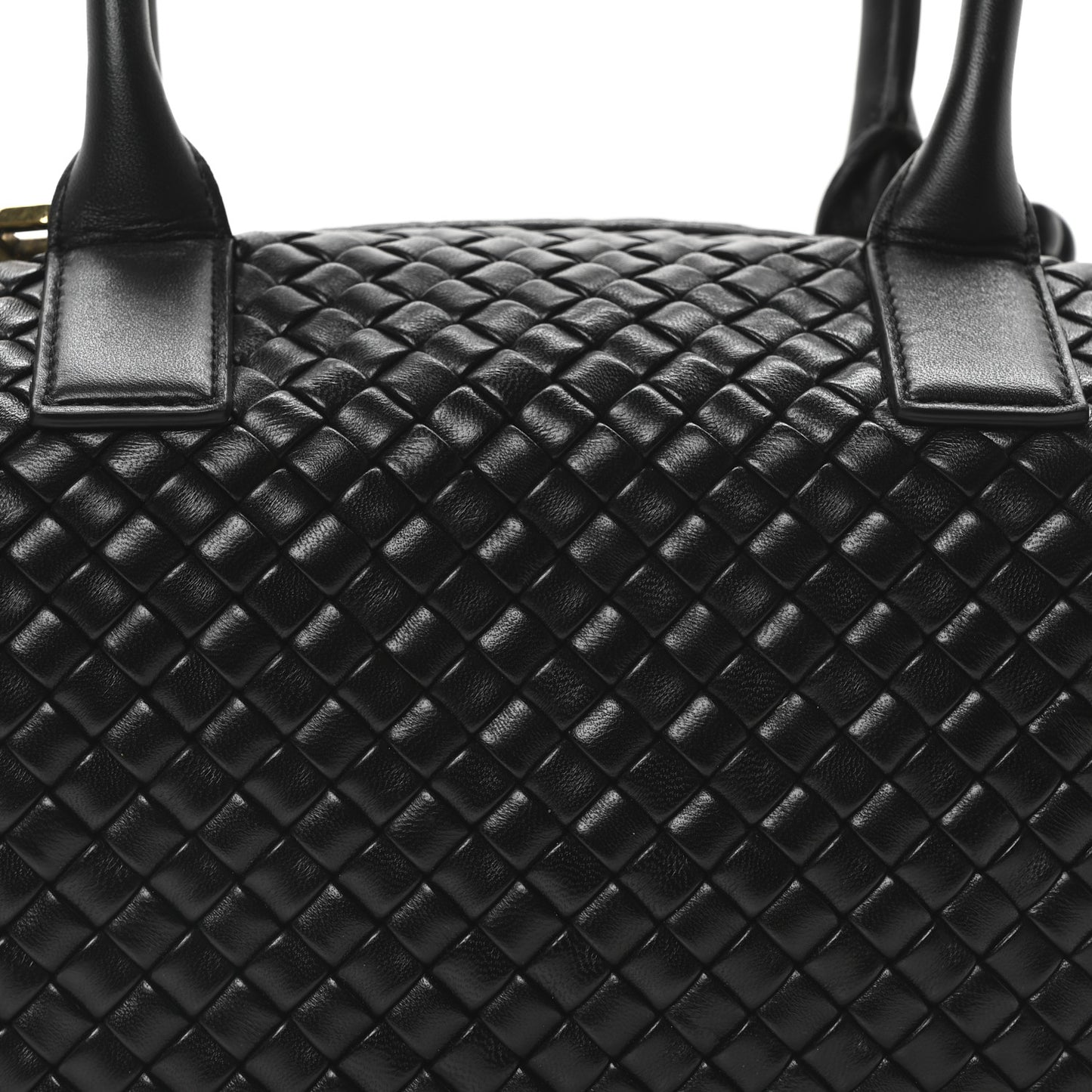 Nappa Intrecciato Medium Bauletto Black Black