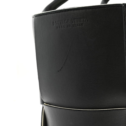 Bottega Veneta Nappa Maxi Intrecciato Arco Tote Black White 11 of 12