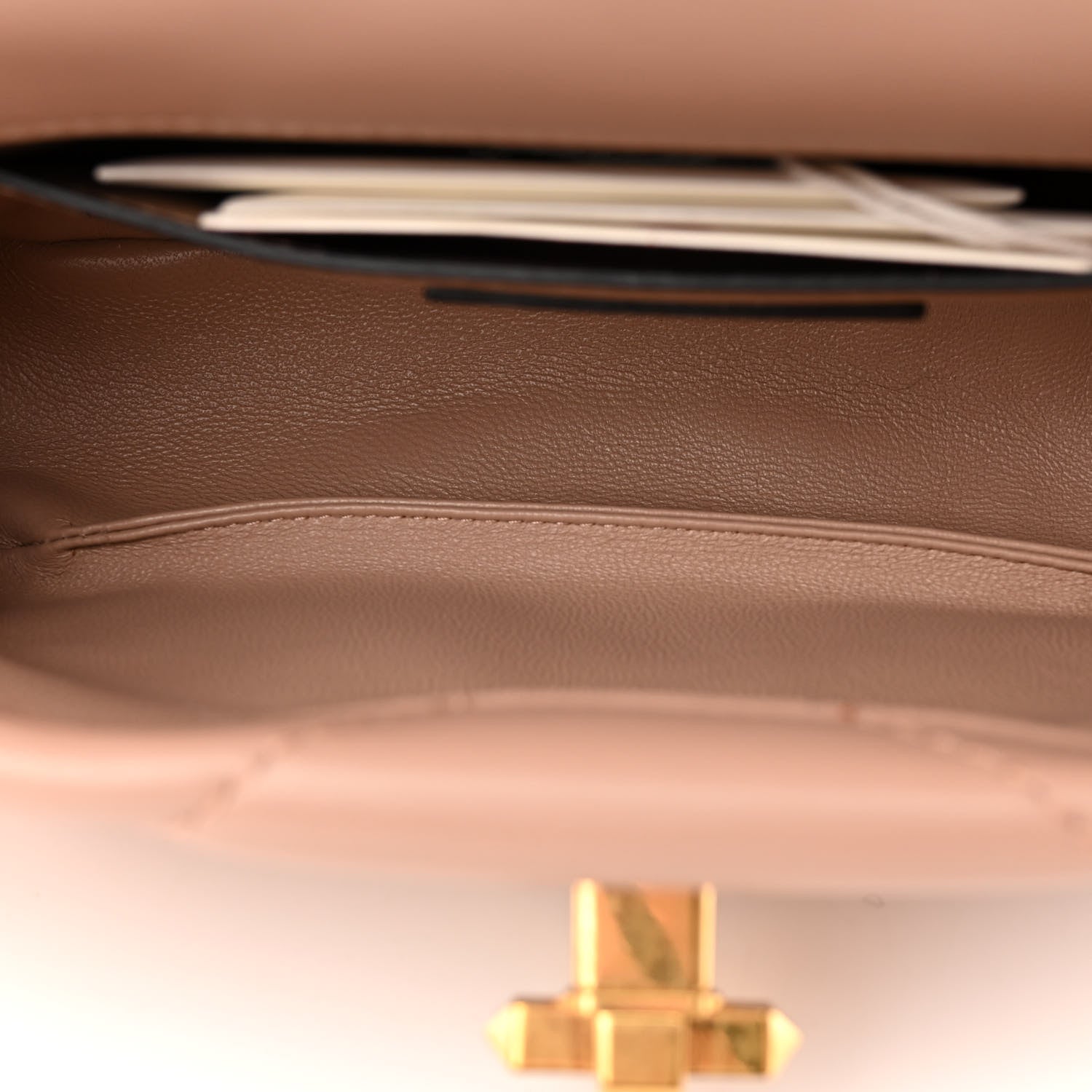 Valentino Garavani Nappa Small Roman Stud Shoulder Bag Rose Cannelle 5 of 10