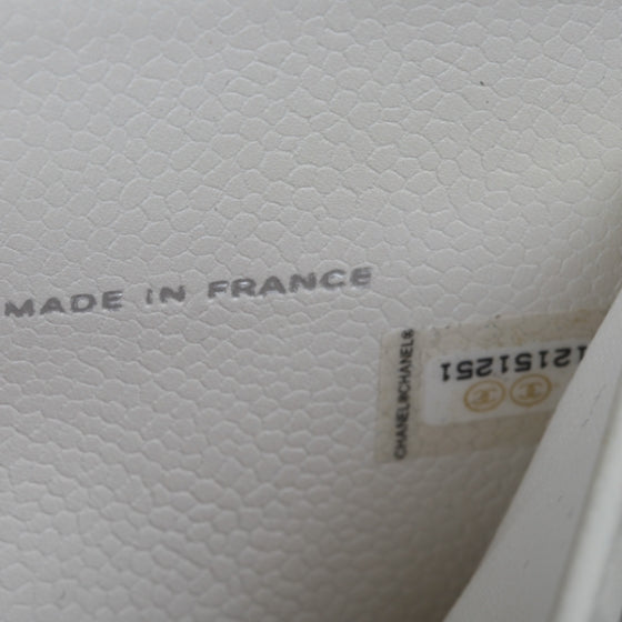 Caviar French Wallet White