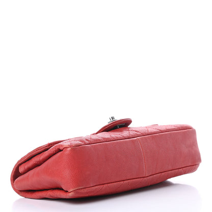 Chanel Caviar Quilted Medium Simply CC Flap Red 5 of 21