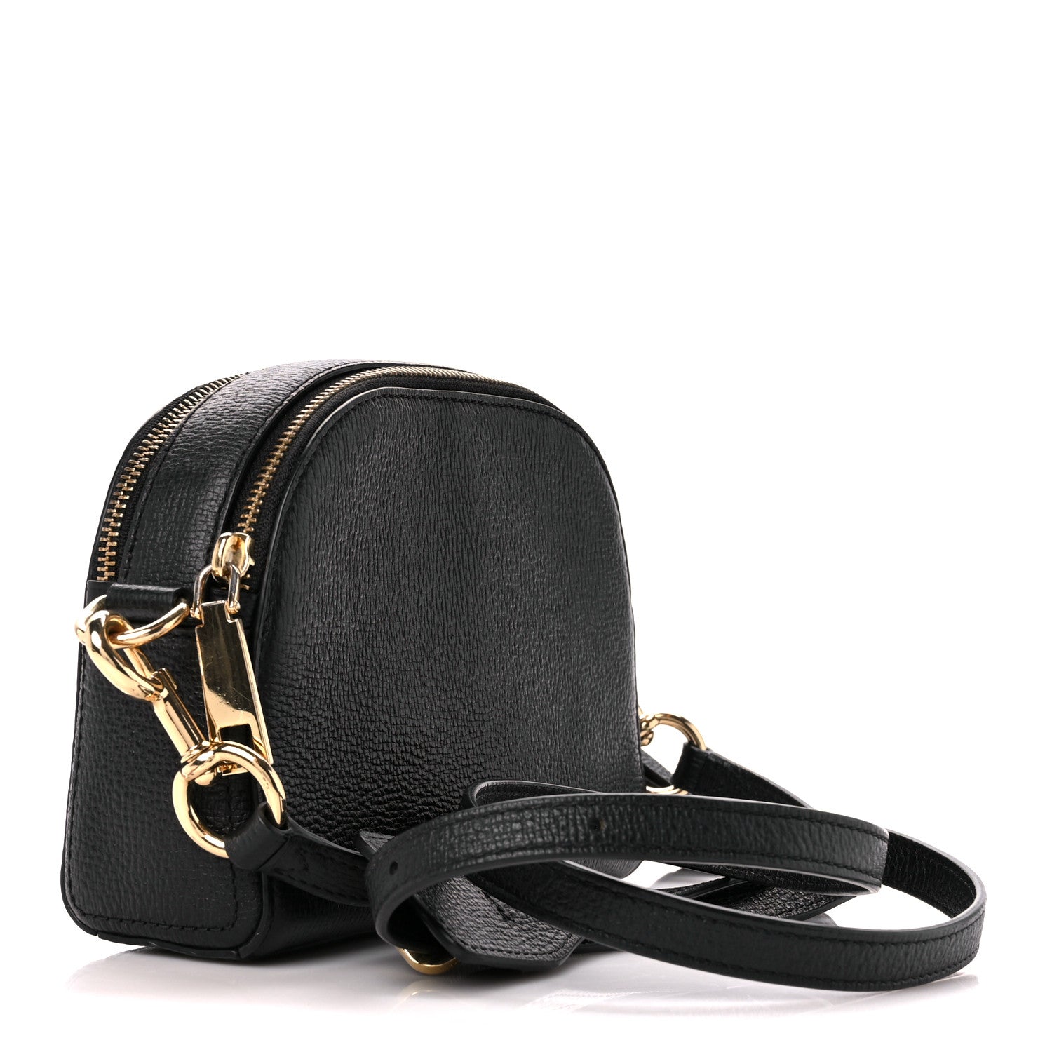 Marc Jacobs Calfskin Shutter Camera Crossbody Bag Black 3 of 12
