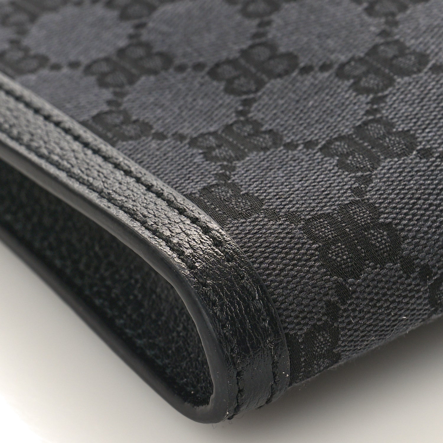 Gucci X BALENCIAGA BB Supreme Monogram Web Ophidia Laptop Pouch Black 7 of 8