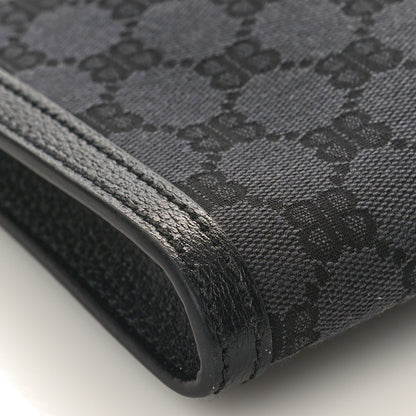 Gucci X BALENCIAGA BB Supreme Monogram Web Ophidia Laptop Pouch Black 7 of 8