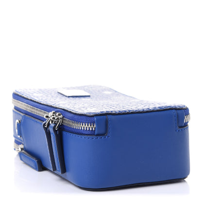MCM Visetos Crossbody Pouch Blue 4 of 10