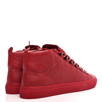 Balenciaga Agneau Areana Opaque Womens High Top Sneakers 41 Rouge Grenade 4 of 10
