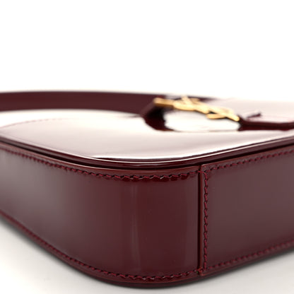 Saint Laurent Patent Calfskin Le 5 A 7 Mini Hobo Red Grenat 9 of 11
